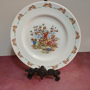 1954 Doulton & Co. Bunnykins "Apple Picking" Child's Plate-England